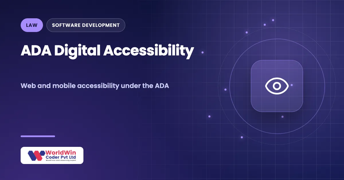 ADA and digital accessibility compliance guide cover