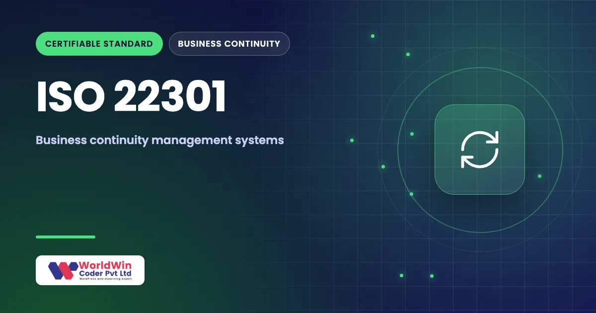 ISO 22301 compliance guide cover