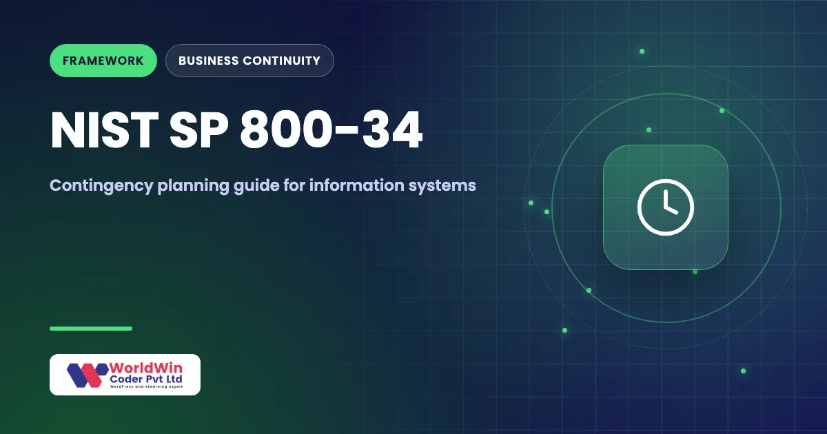 NIST SP 800-34 compliance guide cover