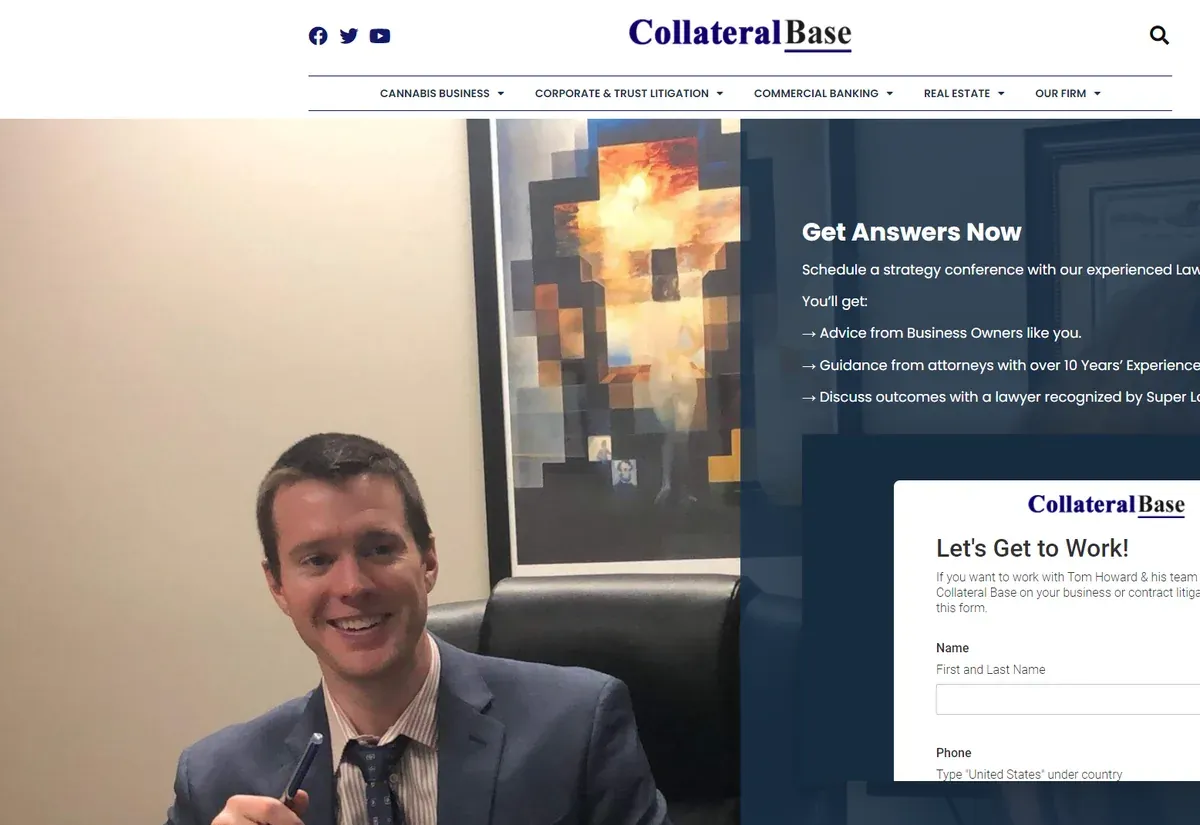 Collateral Base website