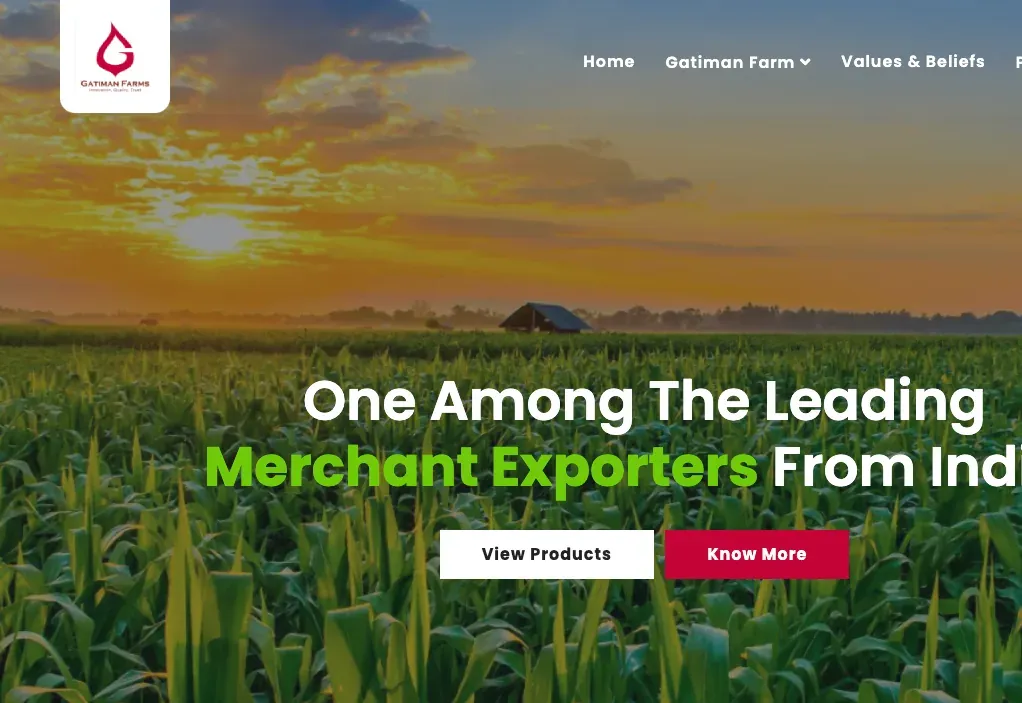 Gatiman Farms website