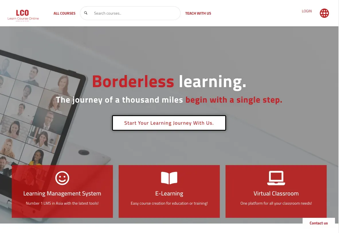 Learn Course Online website