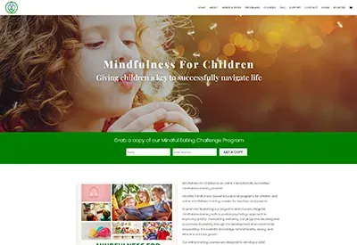 Mindfulness For Children website