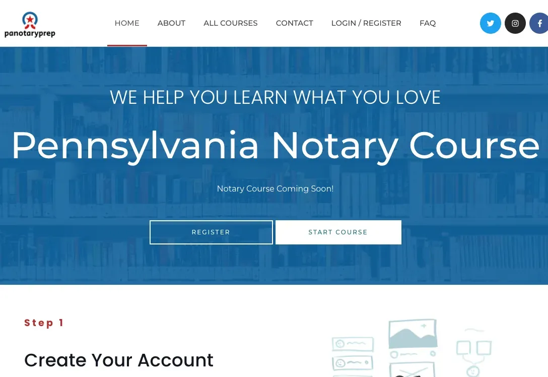 Pennsylvania Notary website