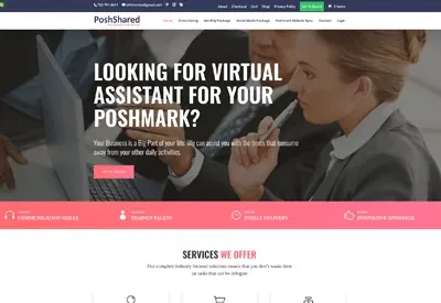 Posh Shared website