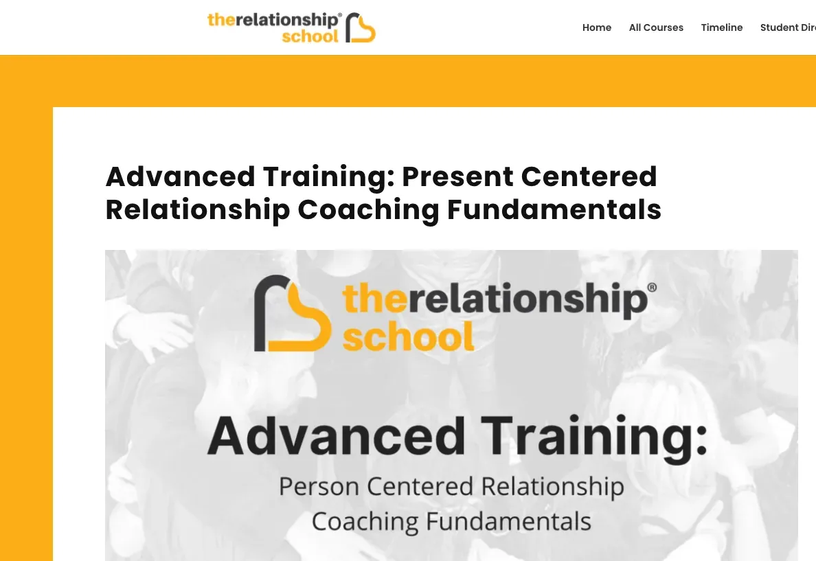 The Relationship School website