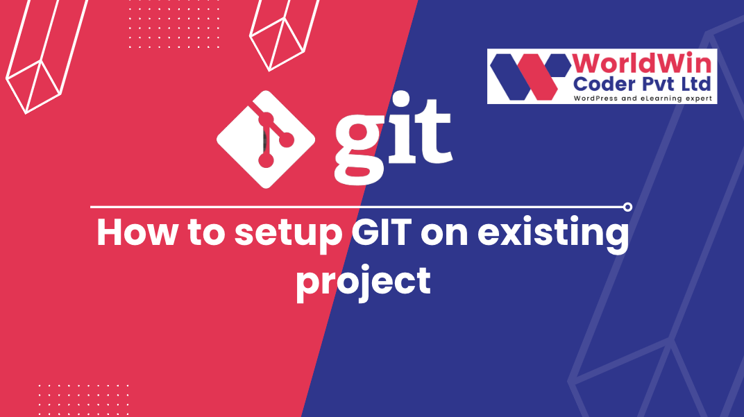 How to setup git on existing project