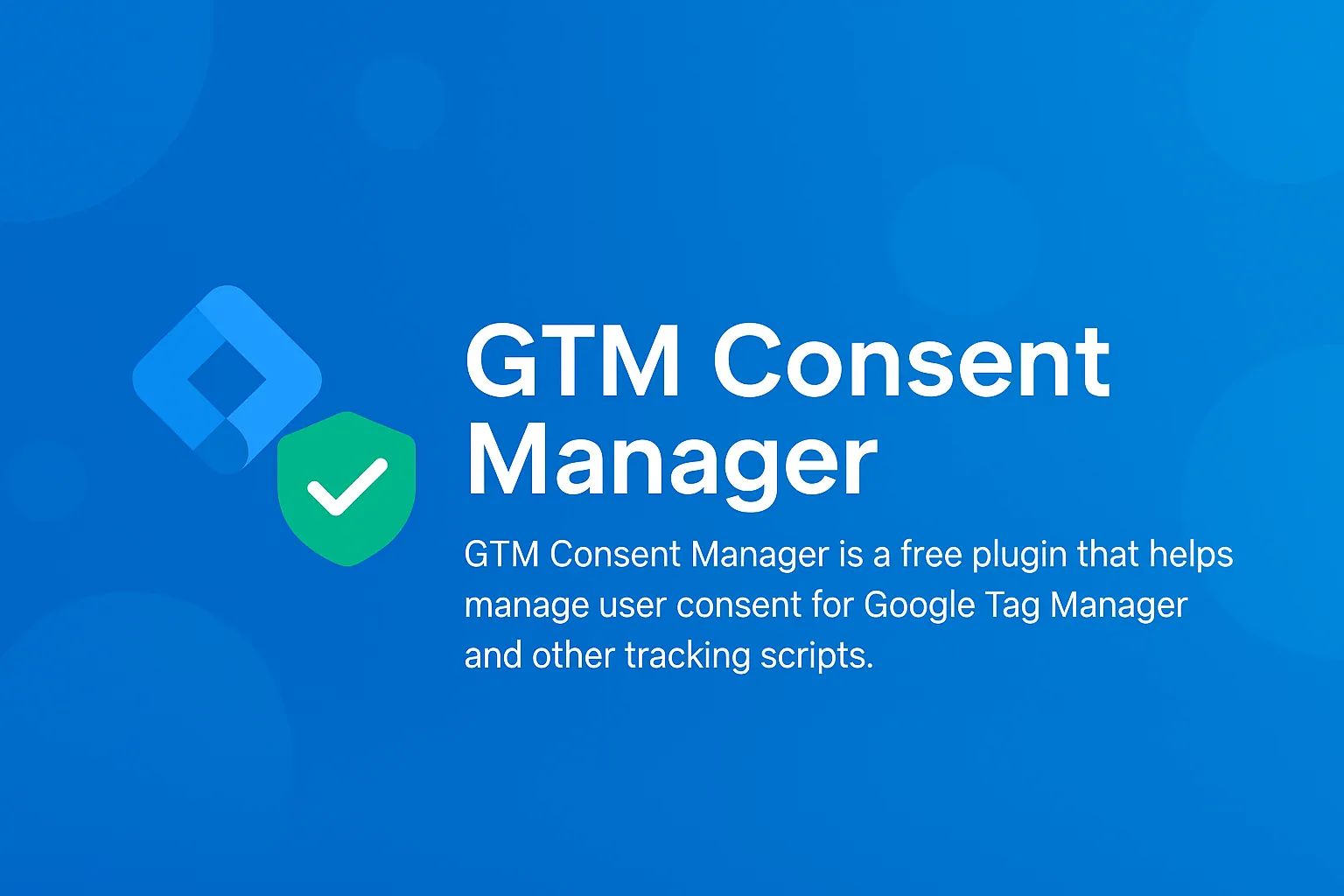 GTM Cookie Consent Plugin for WordPress